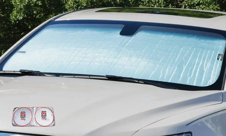 استفاده از آفتابگیر ماشین در زمستان